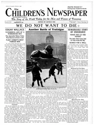 Another Battle of Trafalgar, front page of 