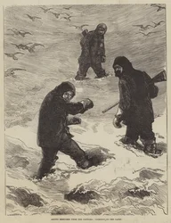 Arctic Sketches from the Pandora, climbing to the Cairn