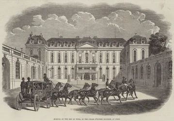 Arrival of the Bey of Tunis, at the Palais d