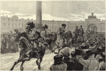 Arrival of the New Emperor and Empress of Russia at the Winter Palace