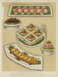 Artistic Supper Dishes