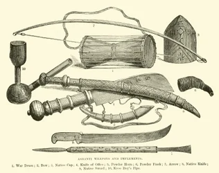 Ashanti weapons and implements