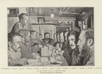 At the supper table