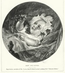Baby and Rattle