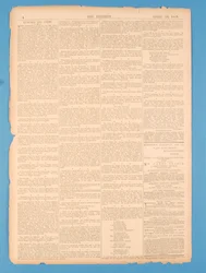 Back page of The Referee, no.35. 15th April 1878