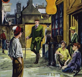 Baden-Powell was dismayed at the sight of miserable, unhealthy youths