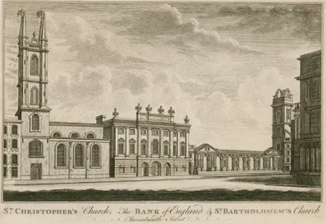 Bank of England, East Wing Added by Sir Robert Taylor, 1765