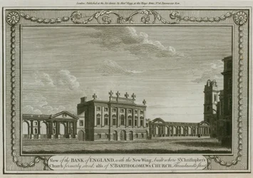 Bank of England, West Wing added by Sir Robert Taylor, 1783