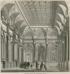 Banqueting Hall of the Clothworkers Company, Mincing Lane, London
