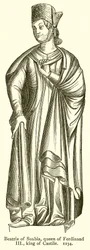 Beatrix of Swabia, Queen of Ferdinand III, King of Castile. 1234