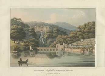 Beaudesert Hall and Park, 1816