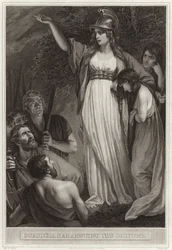 Boadicea haranguing the Britons