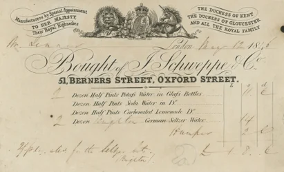 Bought of Schweppe & Co