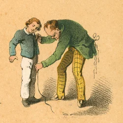 Boy Being Measured by His Tailor