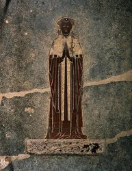 Brass of William White, in the Fitzalan Chapel