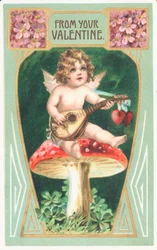British Valentine card