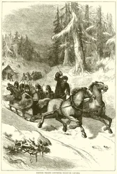 British troops conveyed through Canada