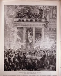 Burning of the Ring Theatre, Vienna: How Some were Saved, from 