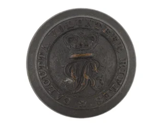 Button, Calcutta Volunteer Rifles, pre-1901