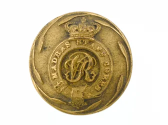 Button, Madras Staff Corps, 1861-1876