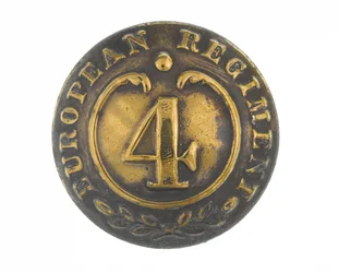 Button, other ranks, 4th Bengal European Regiment, 1855-1861