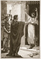 Caesar Possessing Himself of the Treasure in the Temple of Saturn