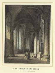 Canterbury Cathedral, View from Trinity Chapel, Looking West