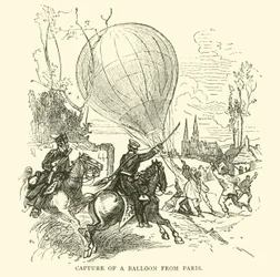 Capture of a Balloon from Paris