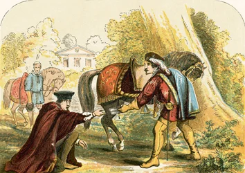Cardinal Wolsey and the king