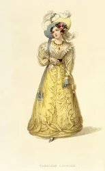 Carriage Costume, Fashion Plate from Ackermann