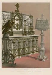 Cast Iron Altar Piece and Lectern