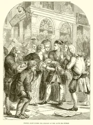 Change Alley during the Frenzy of the South Sea Bubble