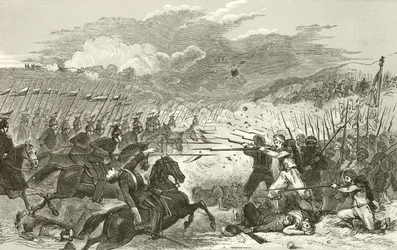 Charge of Prussian Lancers at Weissenburg