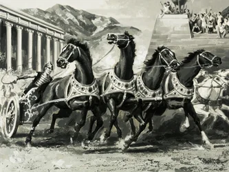 Chariot racing in ancient Rome