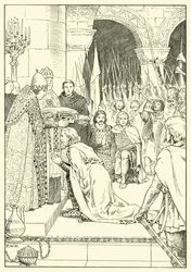 Charlemagne crowned at St Peters