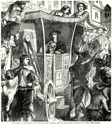 Charles I Hooted by the People after his Attempted Arrest of the Members