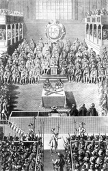 Charles I before the High Court of Justice at Whitehall, 27th January 1649
