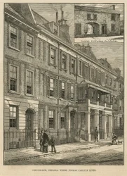 Cheyne Row where Thomas Carlyle once lived