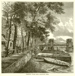 Cheyne Walk and Cadogan Pier