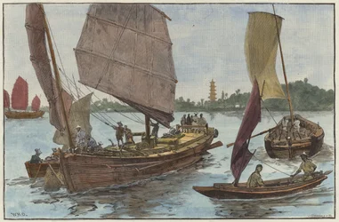 Chinese Fishing and Cargo Boats