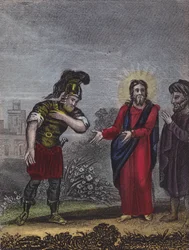 Christ to Capernaum takes his way...