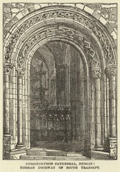 Christchurch Cathedral, Dublin, Norman Doorway of South Transept