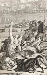 Christian Martyrs in the Roman Arena, c.1865