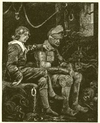 Christian and Hopeful in the Castle of Giant Despair