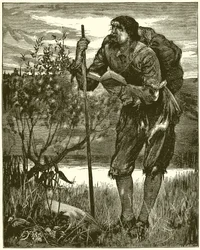 Christian as Seen by Bunyan in His Dream. I Saw a Man Clothed with Rags