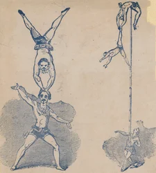 Circus acrobats