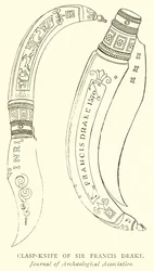 Clasp-Knife of Sir Francis Drake