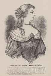 Coiffure of Queen Marie-Therese