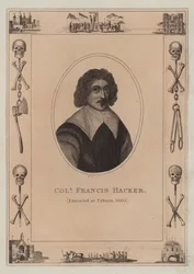 Colonel Francis Hacker, executed at Tyburn, 1660