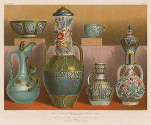 Coloured Earthenware from Algeria, Turkey